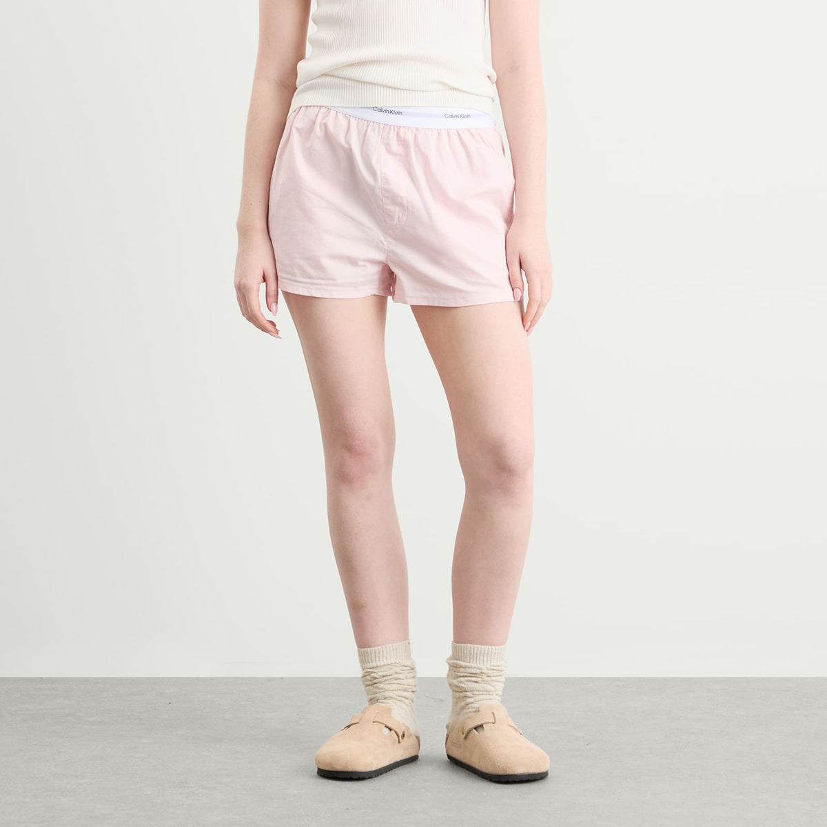 Calvin Klein Cotton Poplin Sleep Short