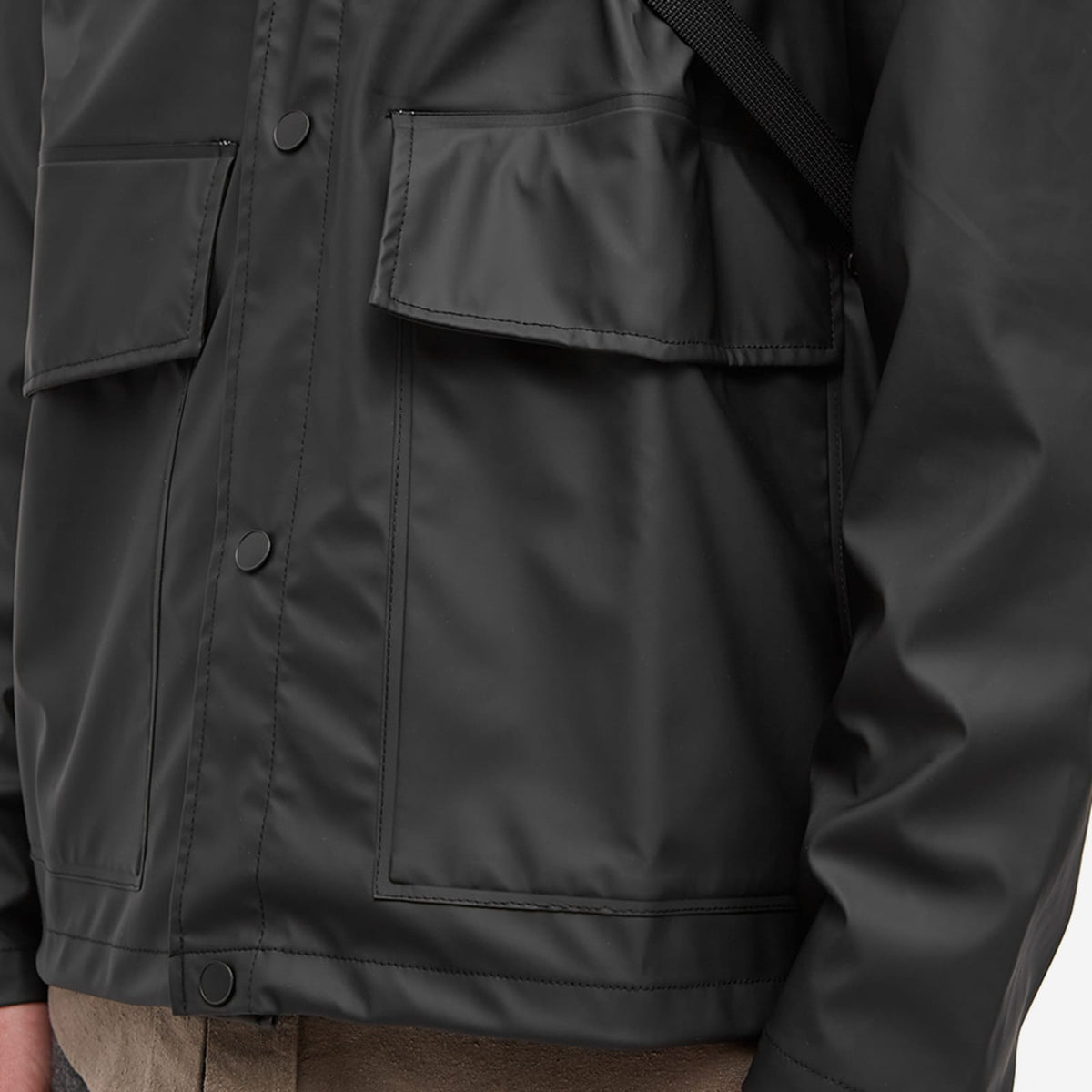 RAINS Short Hooded Coat