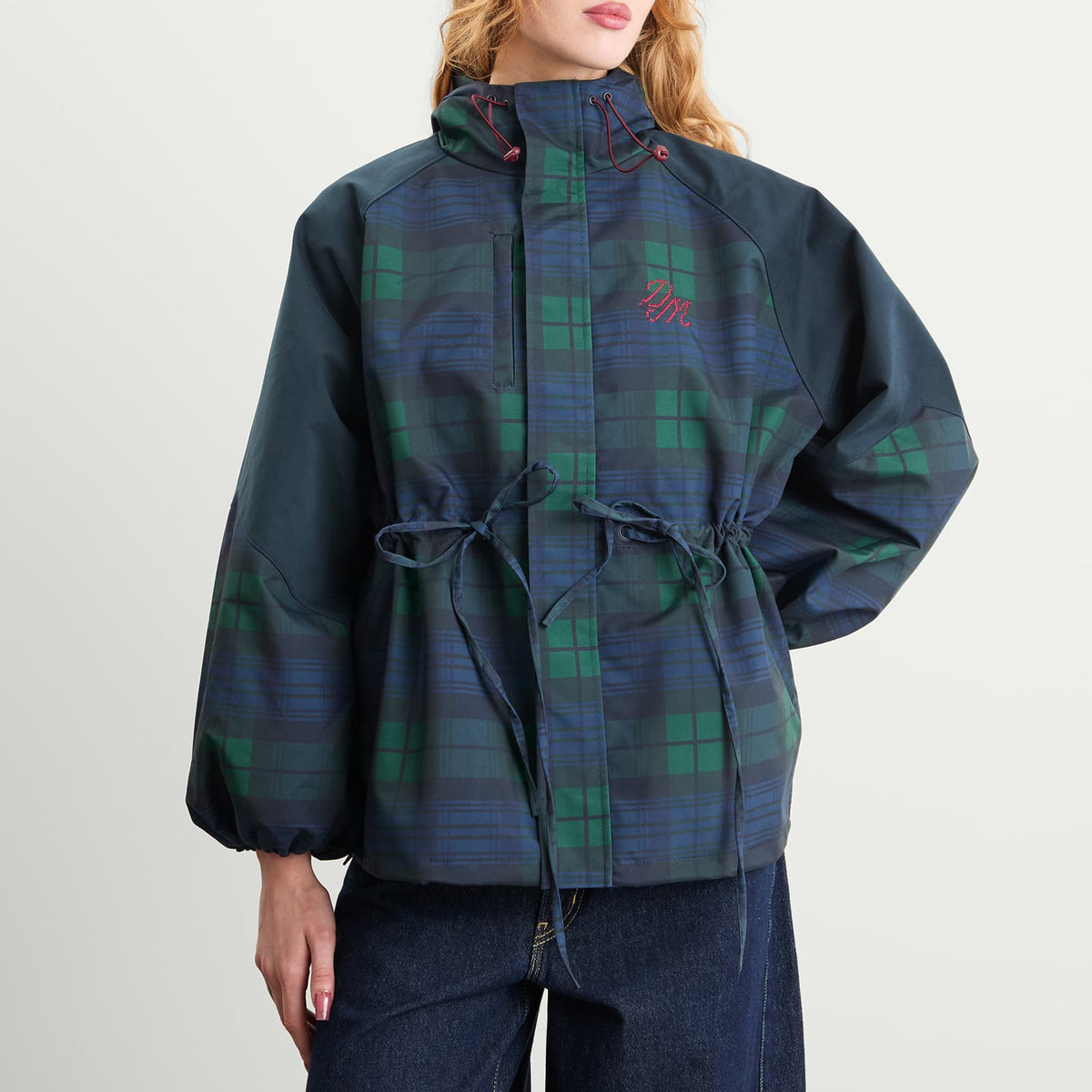 Damson Madder Liu Check Raincoat