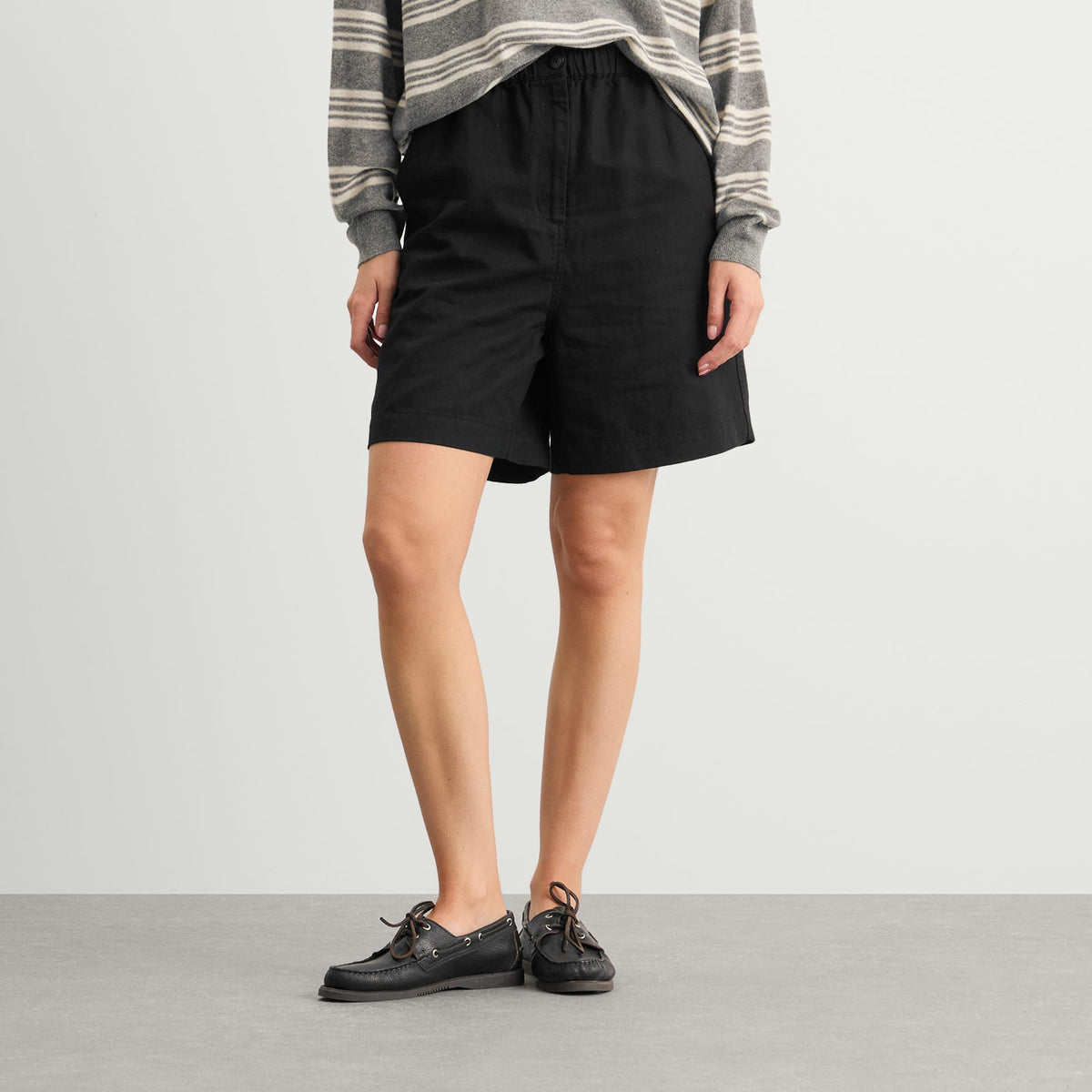 Nothing Written Pale Linen Shorts