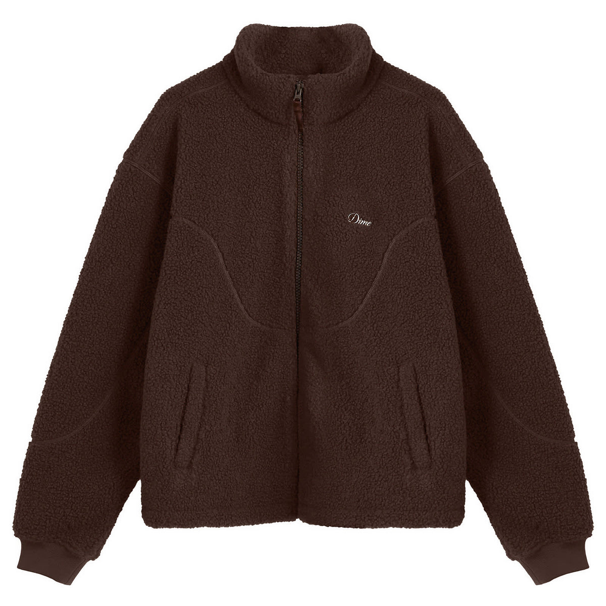 Dime Polar Fleece Sherpa Zip Jacket