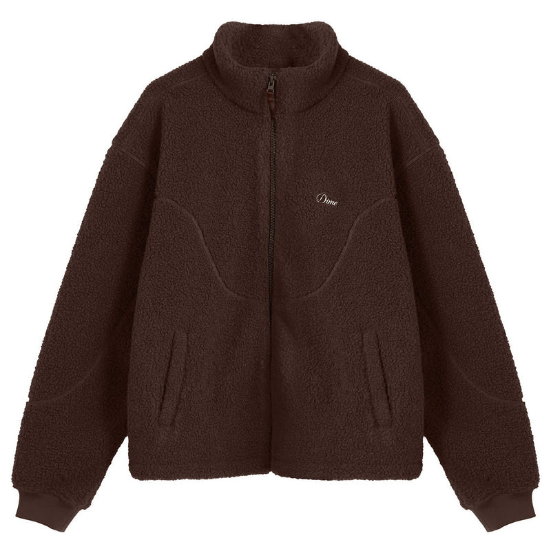 Dime Polar Fleece Sherpa Zip Jacket