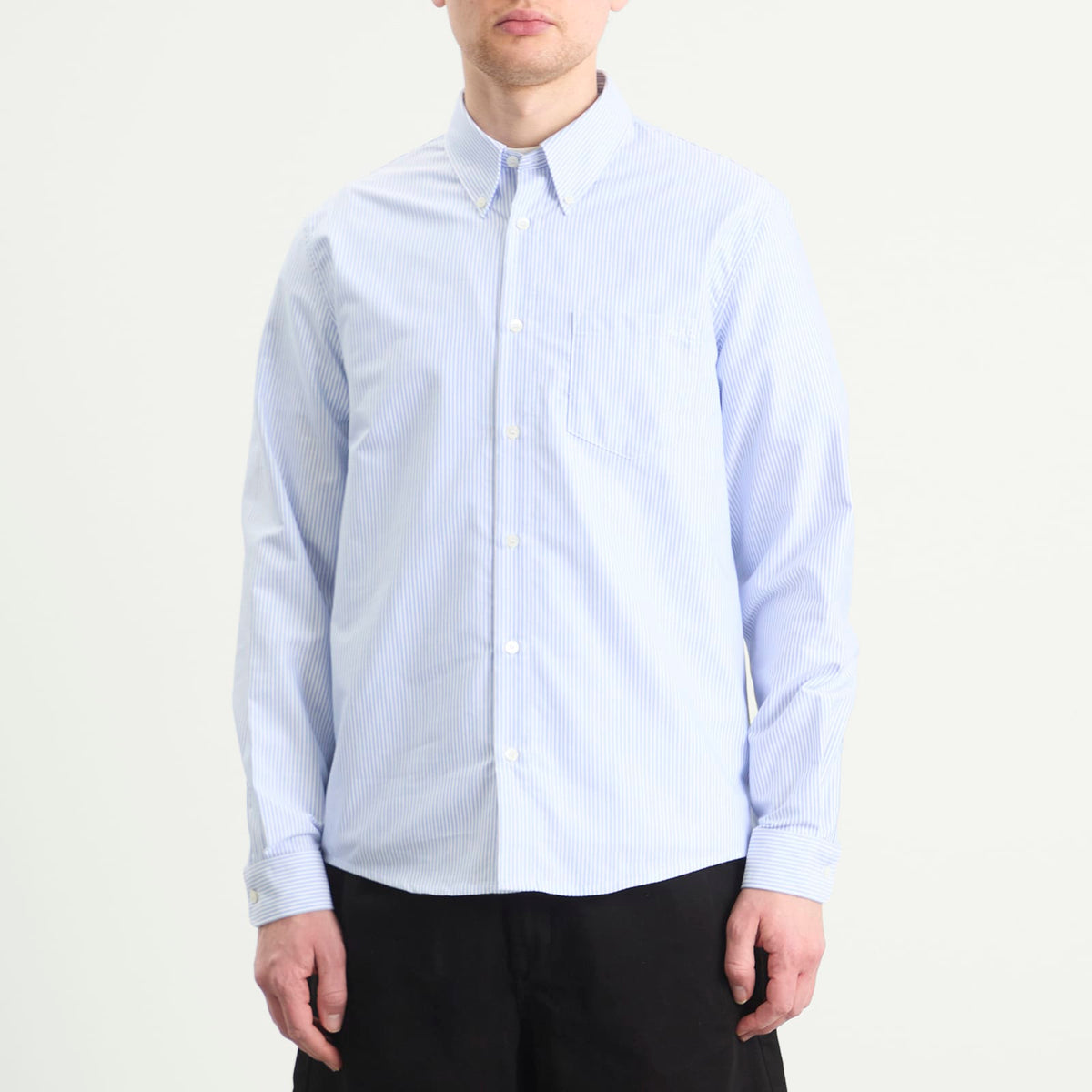 A.P.C. Greg Button Down Stripe Shirt