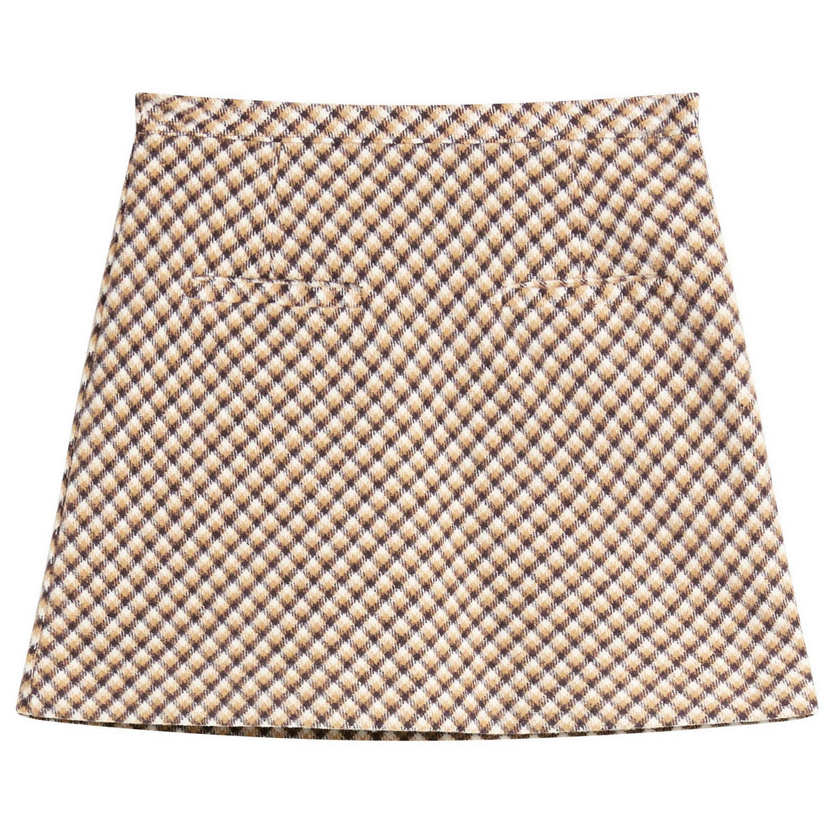 House of Sunny Retro Blanket Mini Skirt