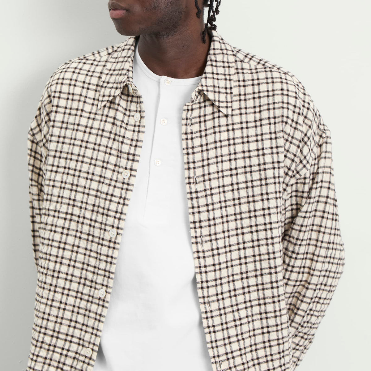 Studio Nicholson Nostra Cotton Check Shirt