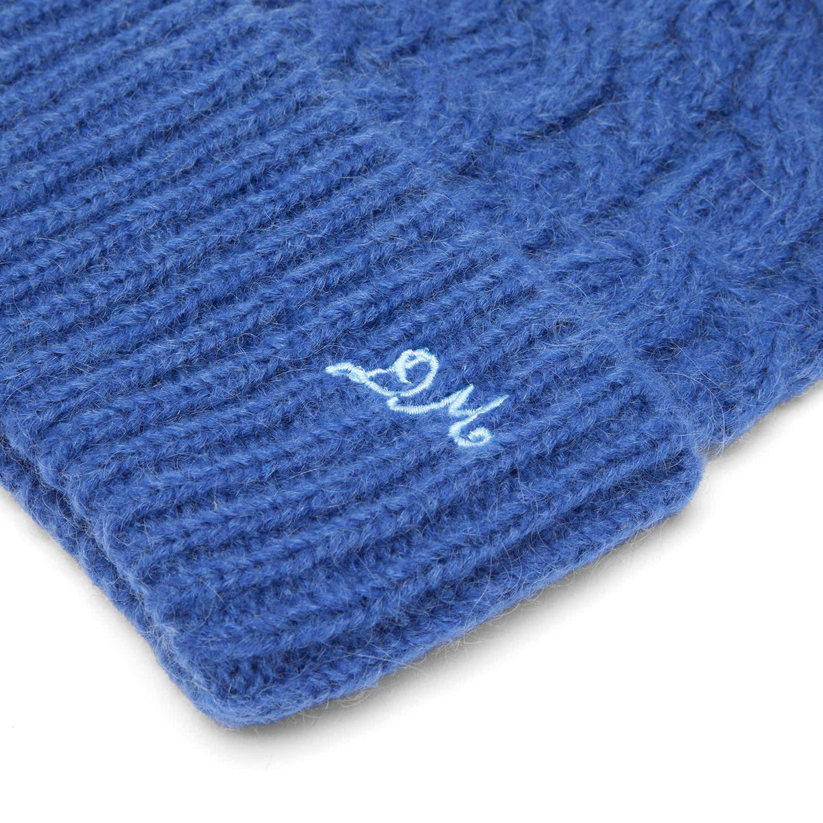 Damson Madder Cable Knit Beanie
