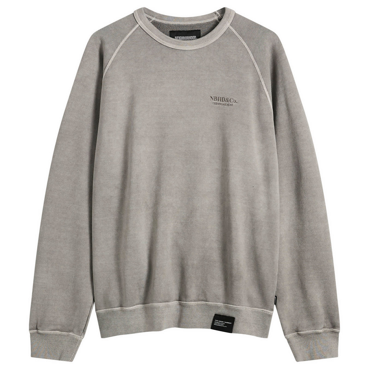 Neighborhood Pigment Dyed Logo Sweatshirt