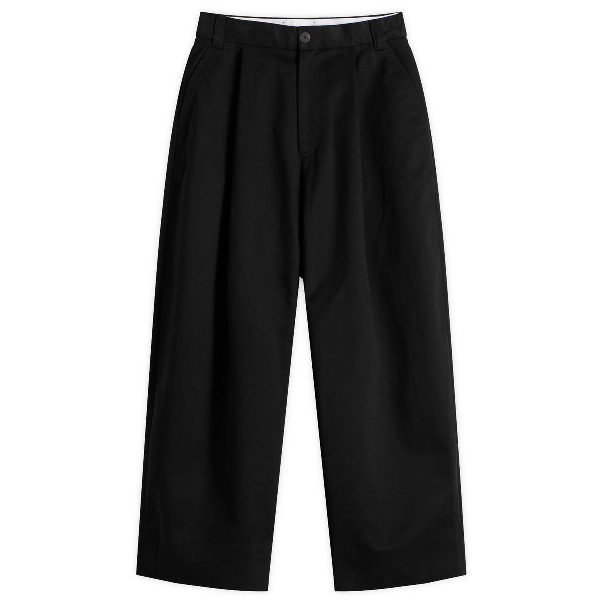 Studio Nicholson Sorte Deep Pleat Volume Pant