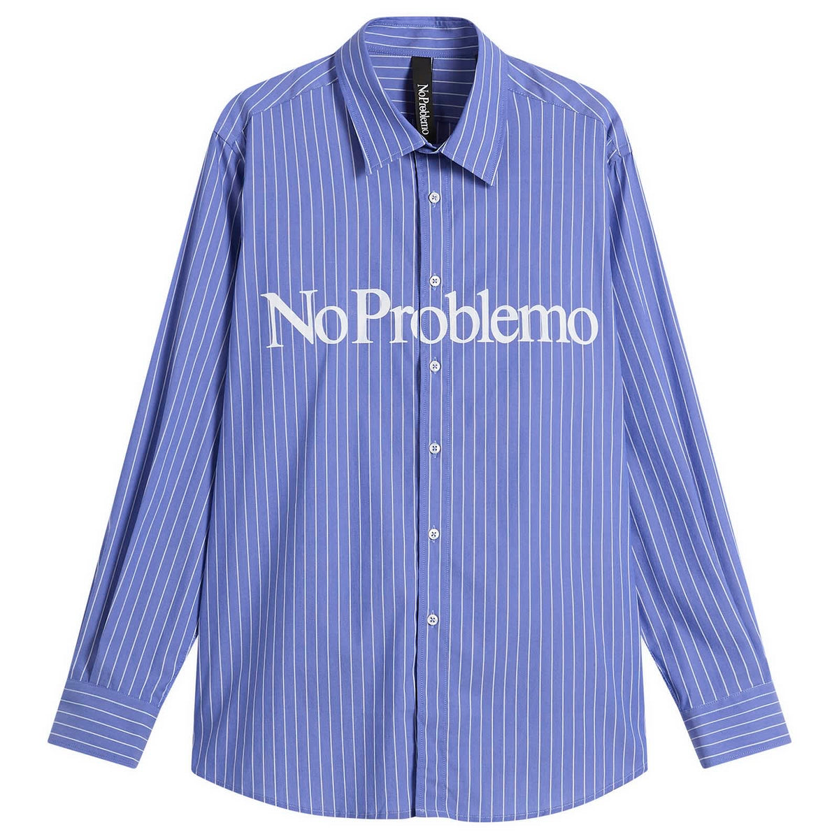 No Problemo Logo Stripe Poplin Shirt