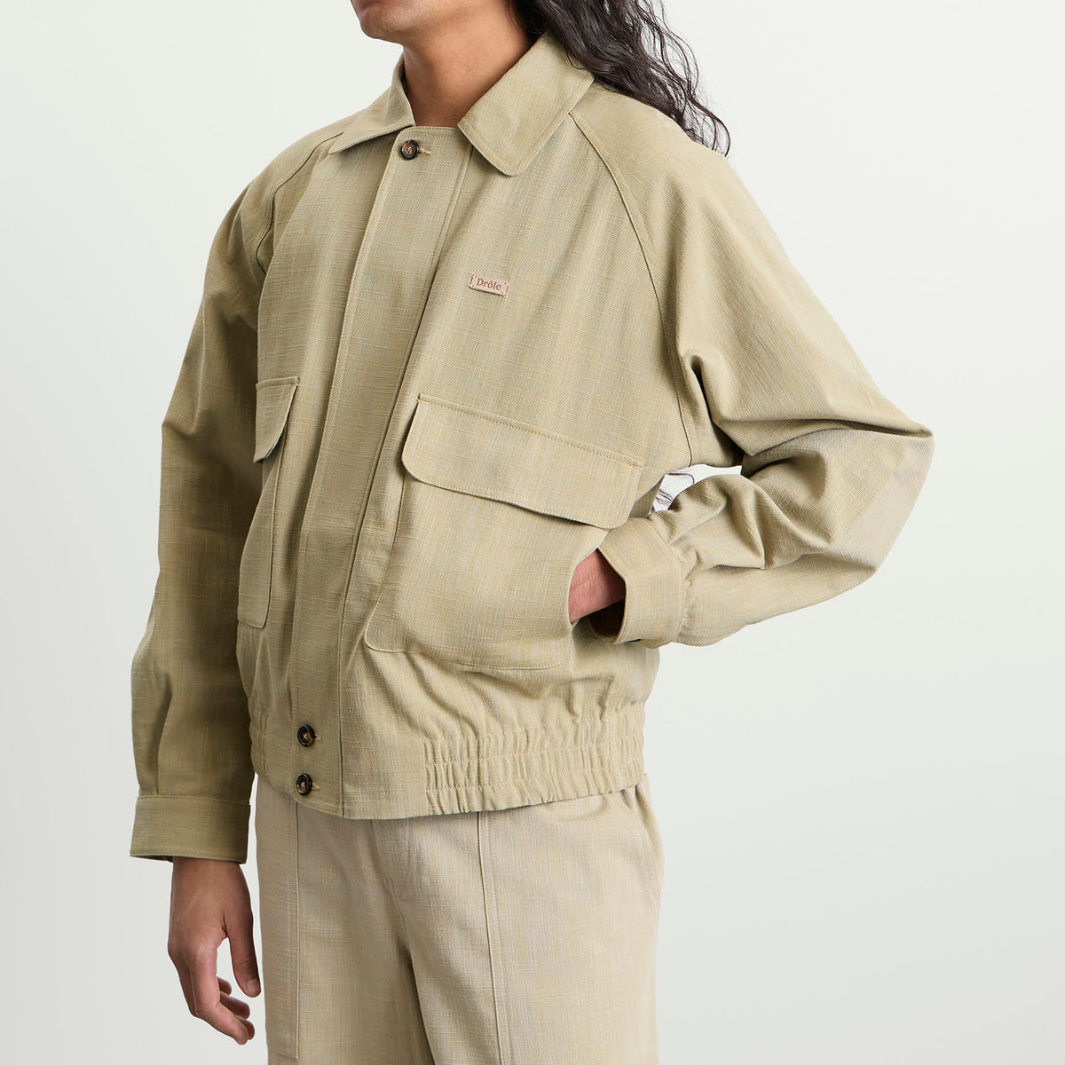 Drôle de Monsieur Cotton Raglan Jacket