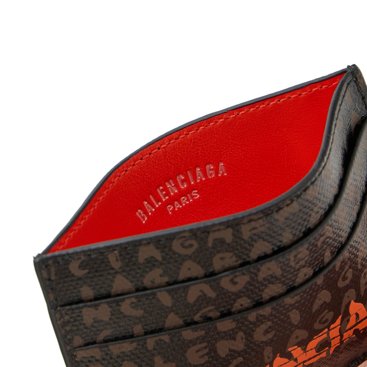Balenciaga Canvas Logo Card Holder