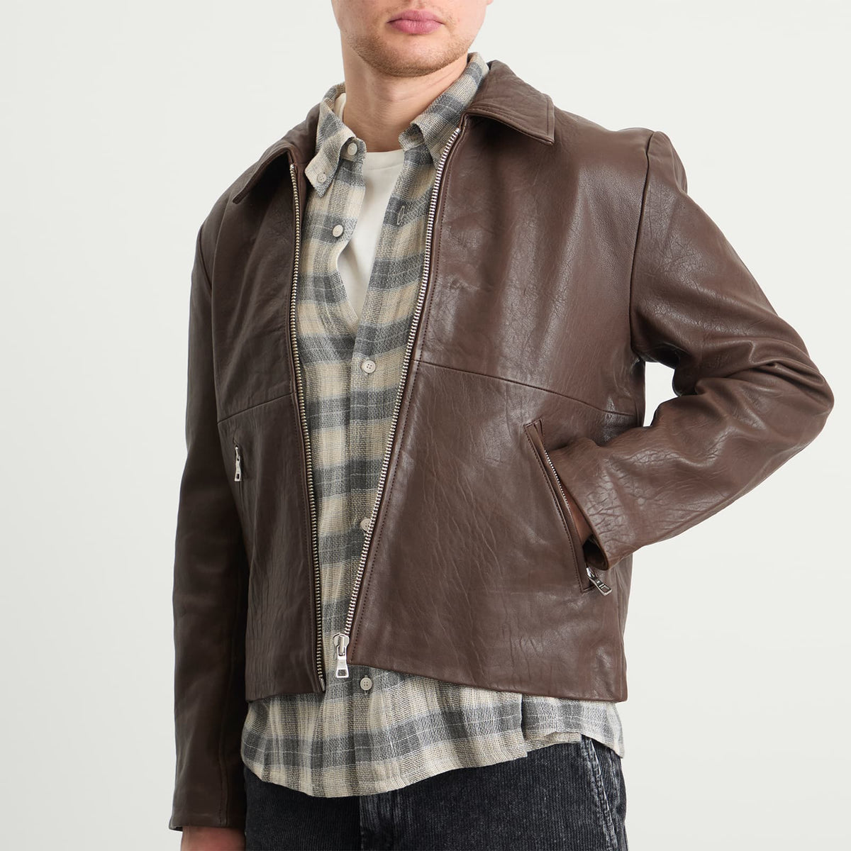 Won Hundred Dutton Leather Jacket