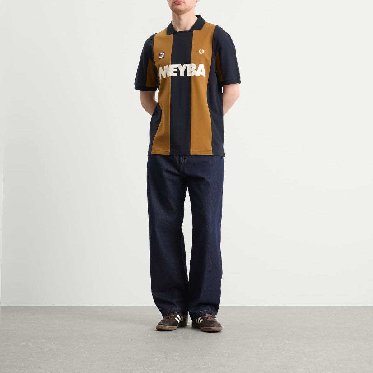 Fred Perry Meyba Cut And Sew Polo Shirt