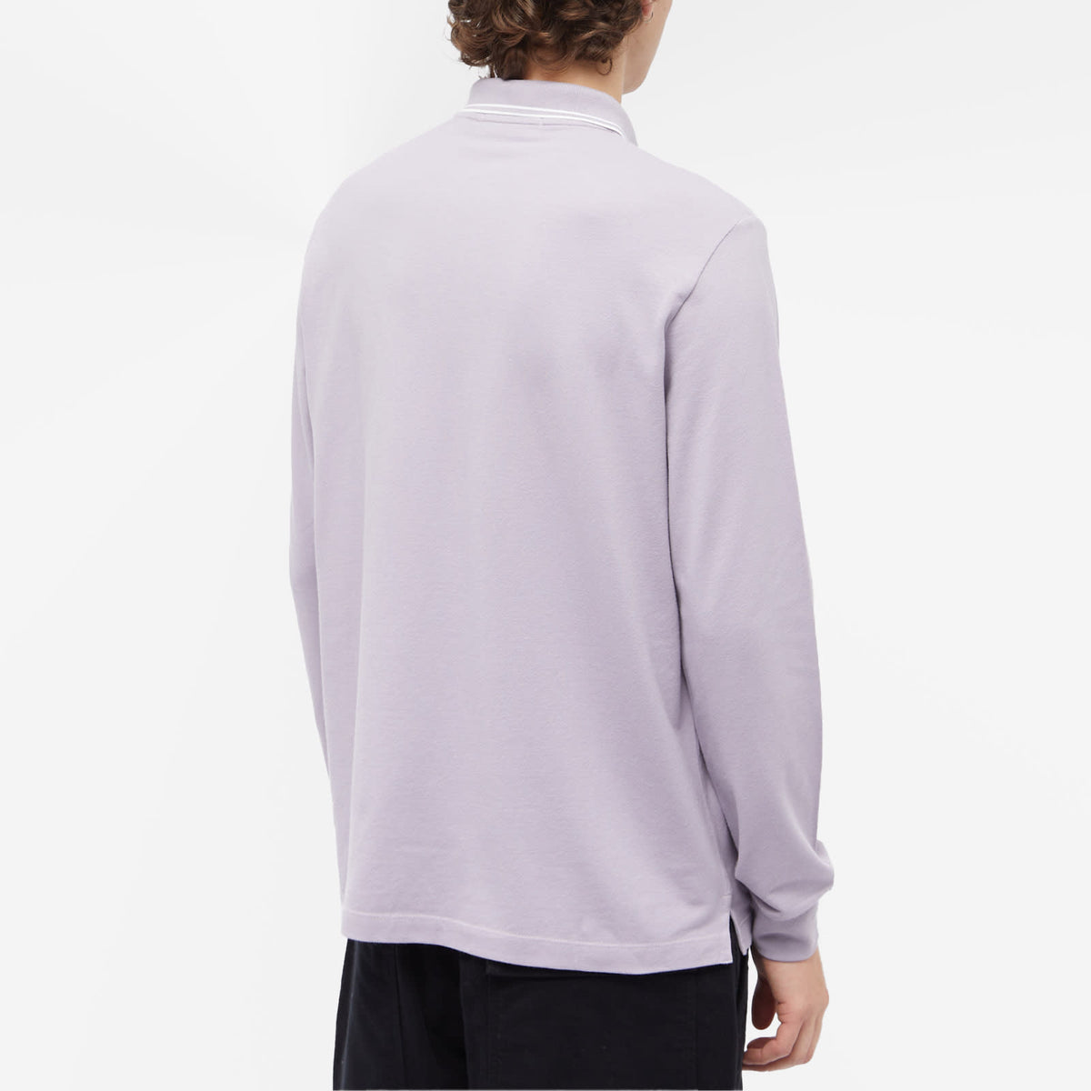 Stone Island Long Sleeve Patch Polo