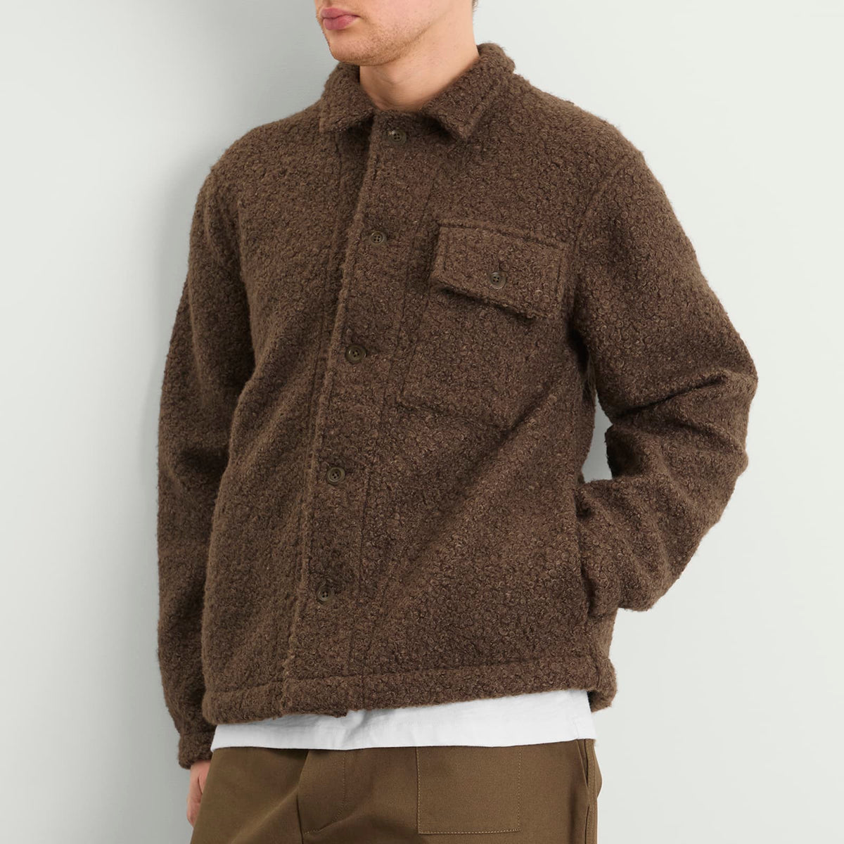 Café Mountain Curly Boxy Explorers Jacket