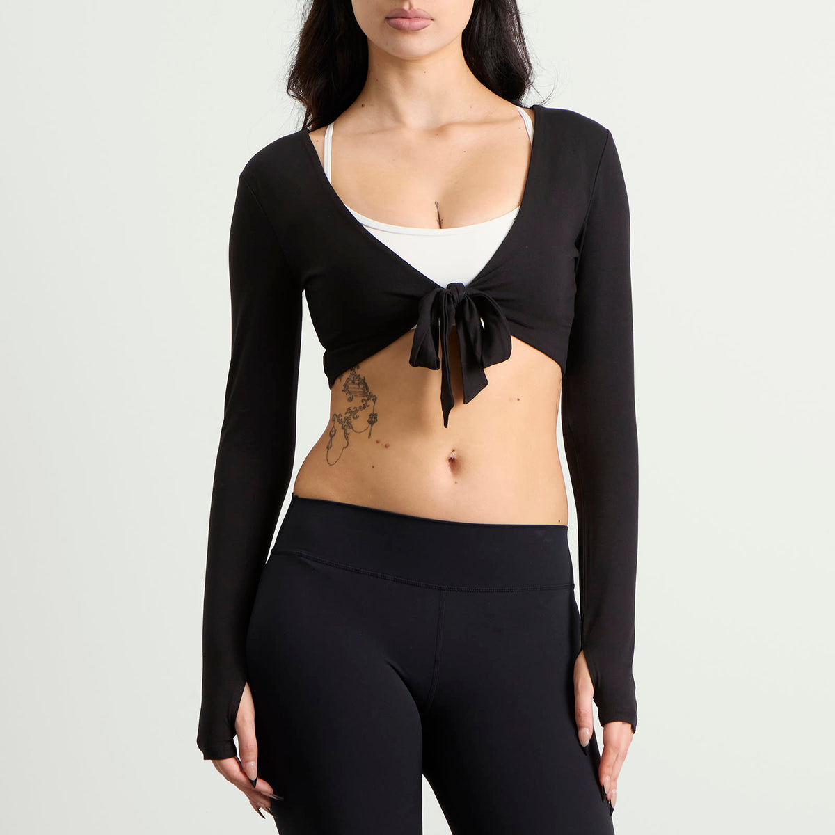 TALA Tie Reversible Long Sleeve Top