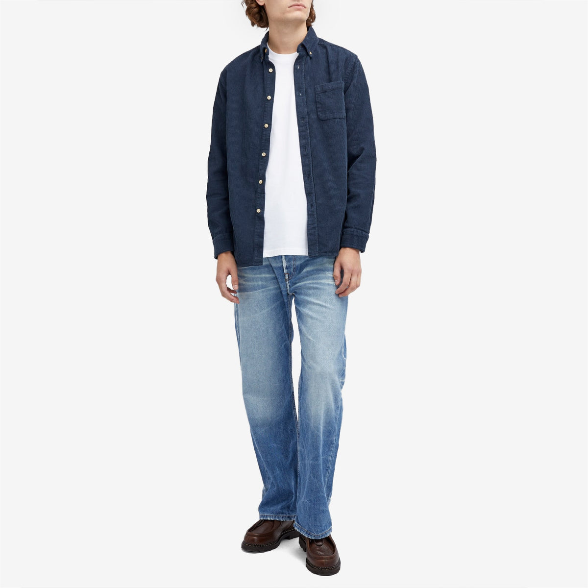 Portuguese Flannel Lobo Button Down Corduroy Shirt