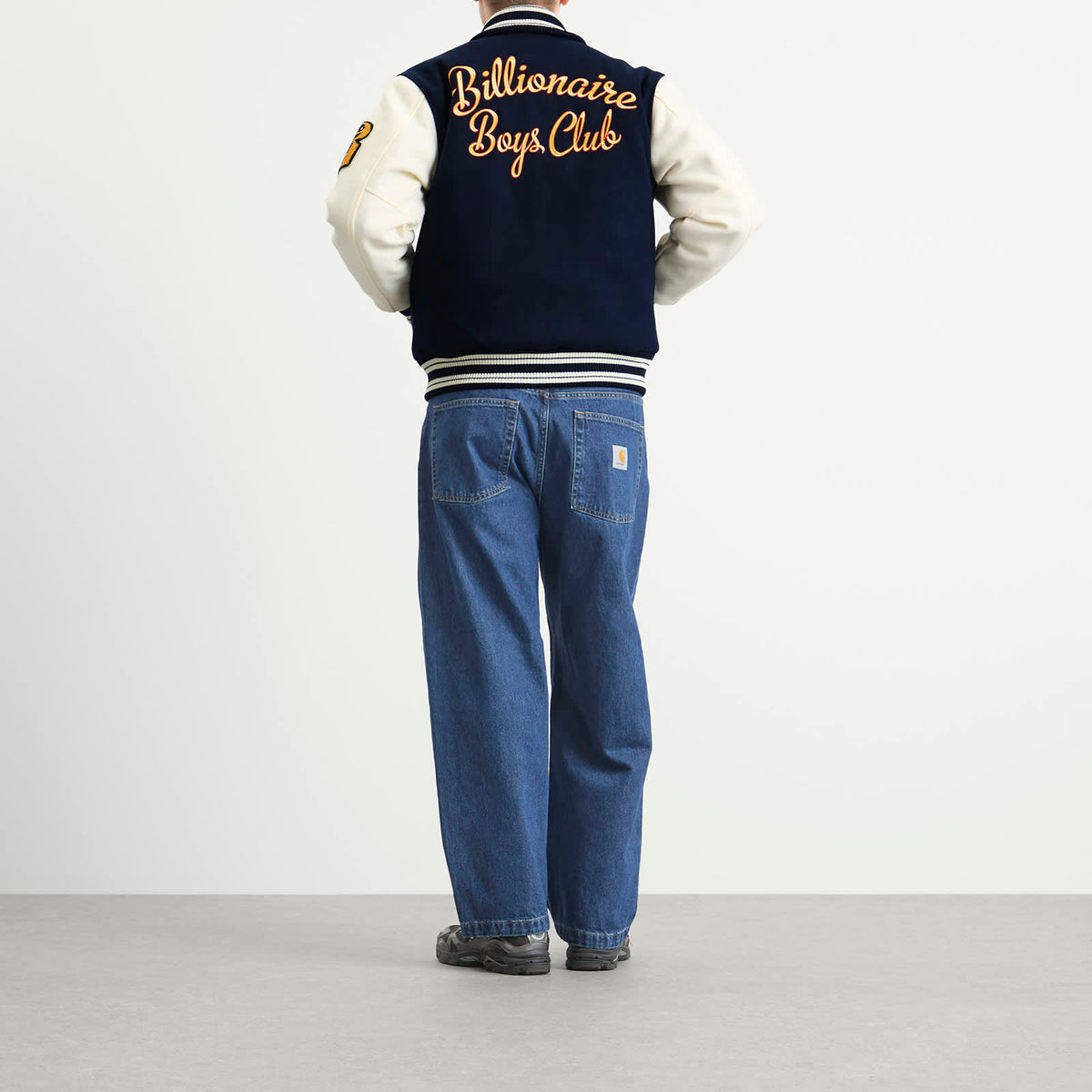 Billionaire Boys Club Fanfare Script Logo Varsity Jacket