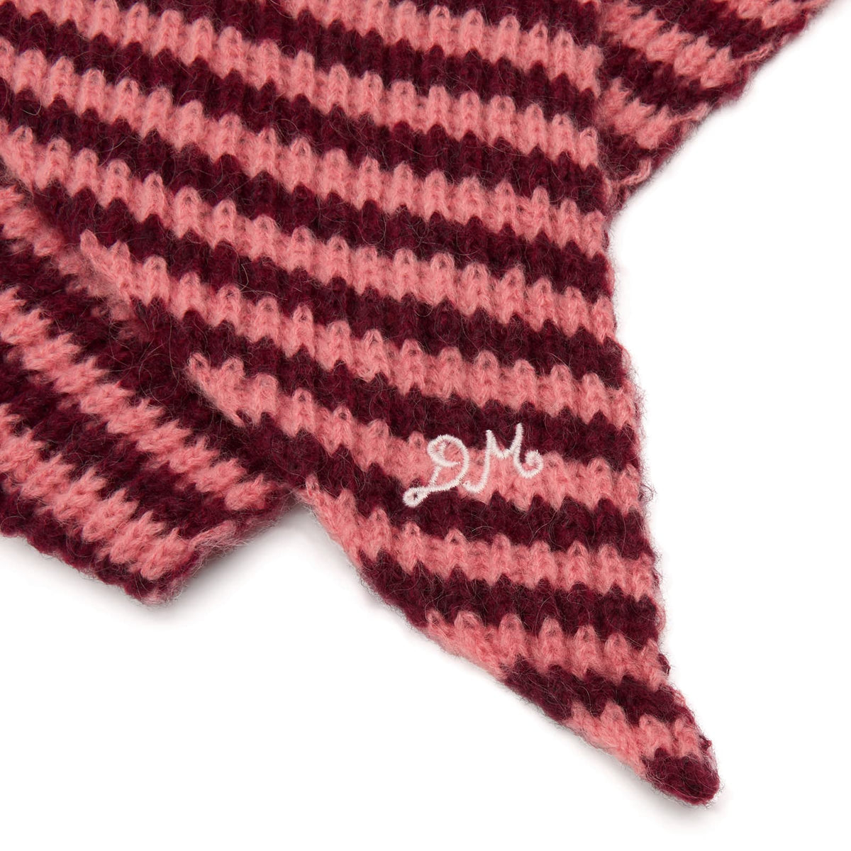 Damson Madder Tie Front Stripe Hood