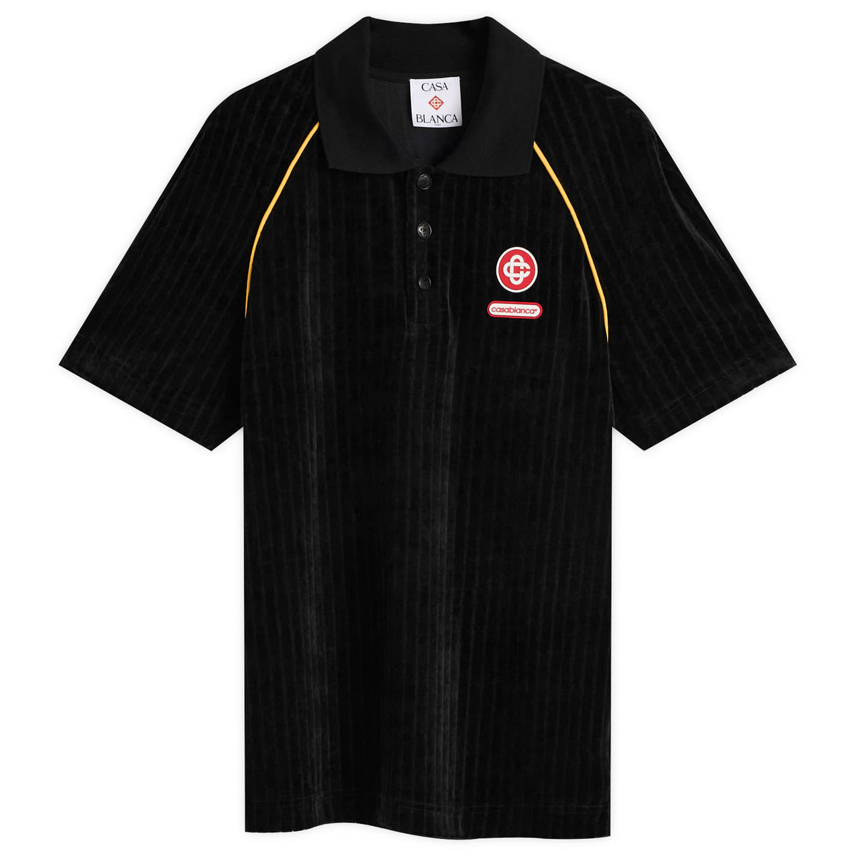Casablanca Rib Velour Raglan Polo