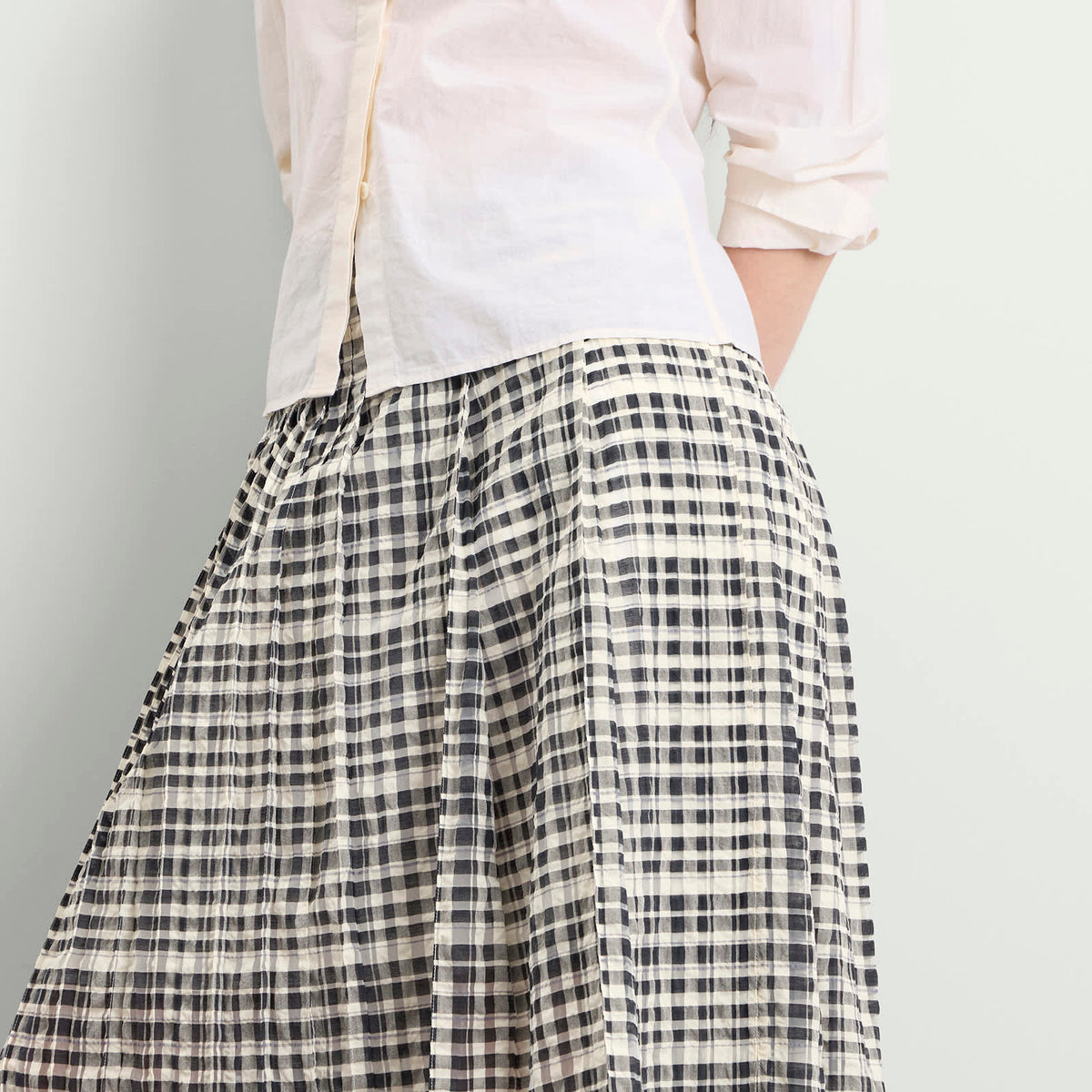 YMC Rosette Midi Skirt