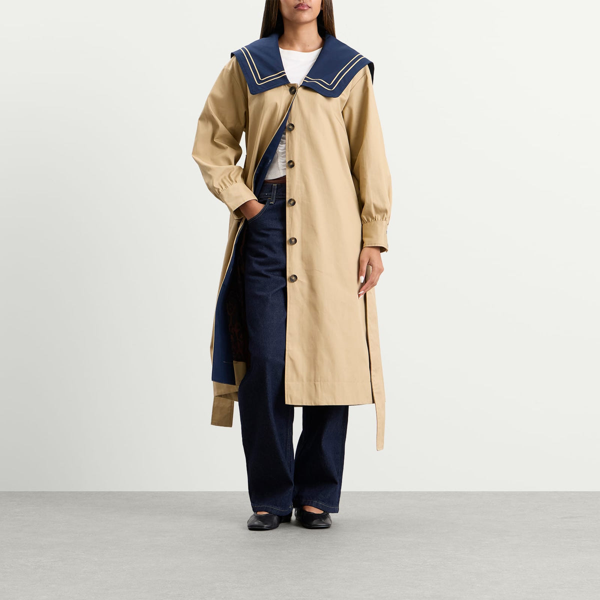 Damson Madder Ella Trench Coat