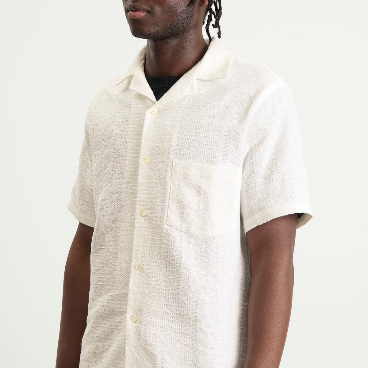 Portuguese Flannel Reeve Jacquard vacation Shirt