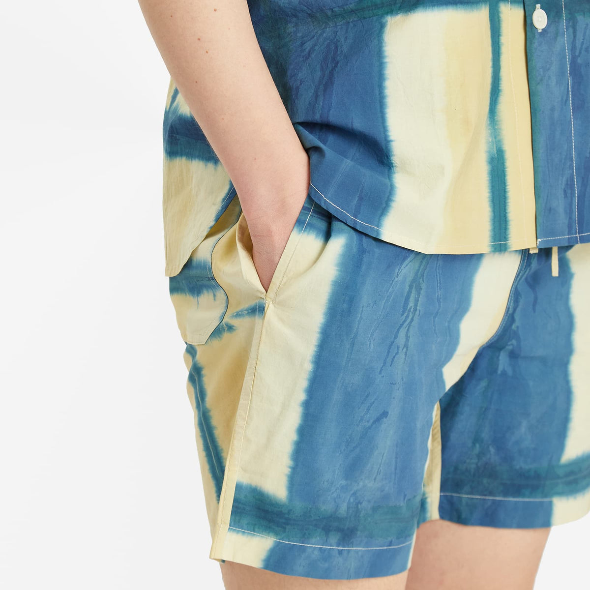 Kardo Clamp Dye Drawstring Shorts