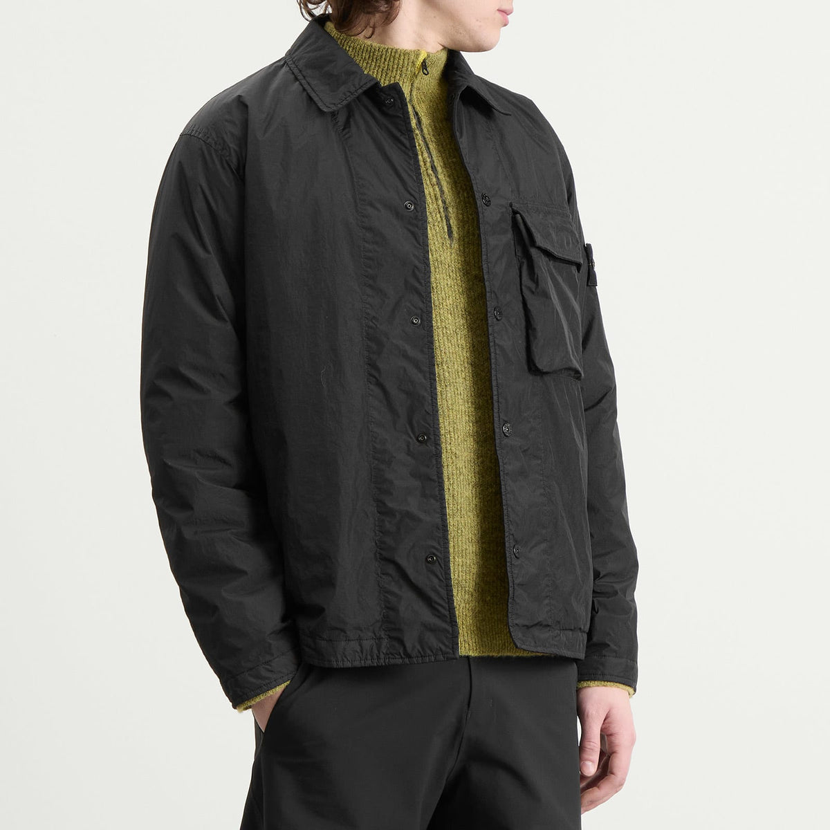 Stone Island Crinkle Reps Shirt Jacket