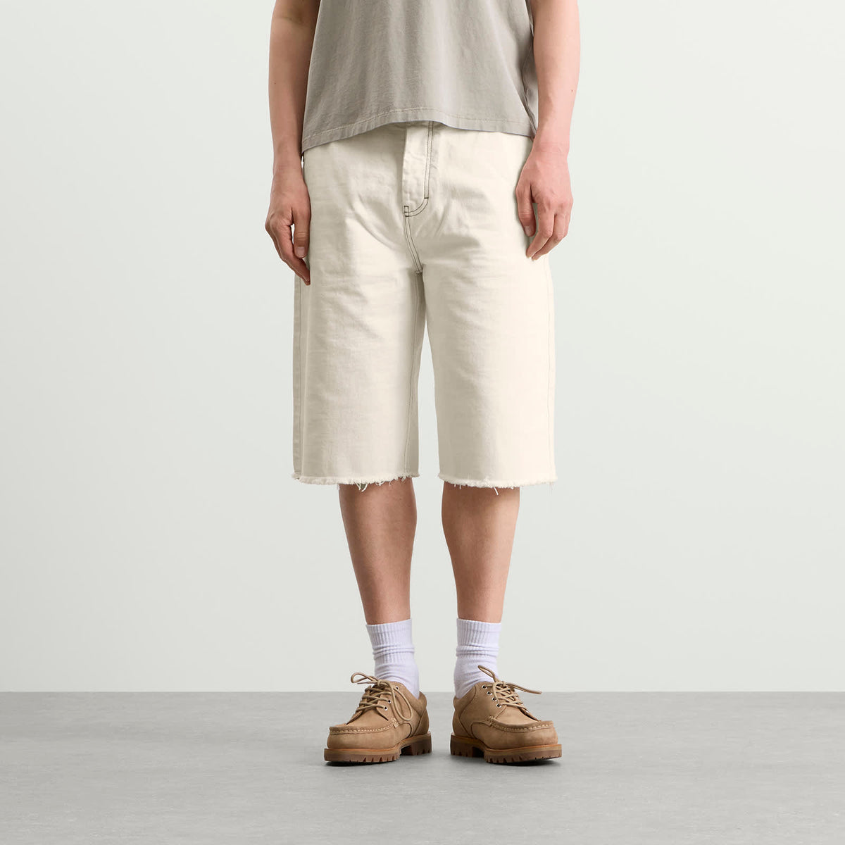 AMI Paris Light Denim Short