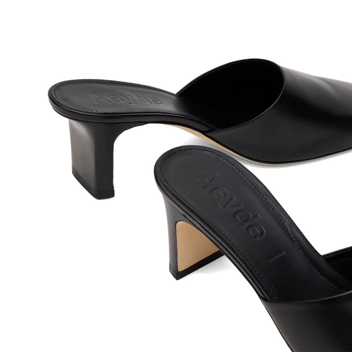 Aeyde Blithe Square Toe Mules