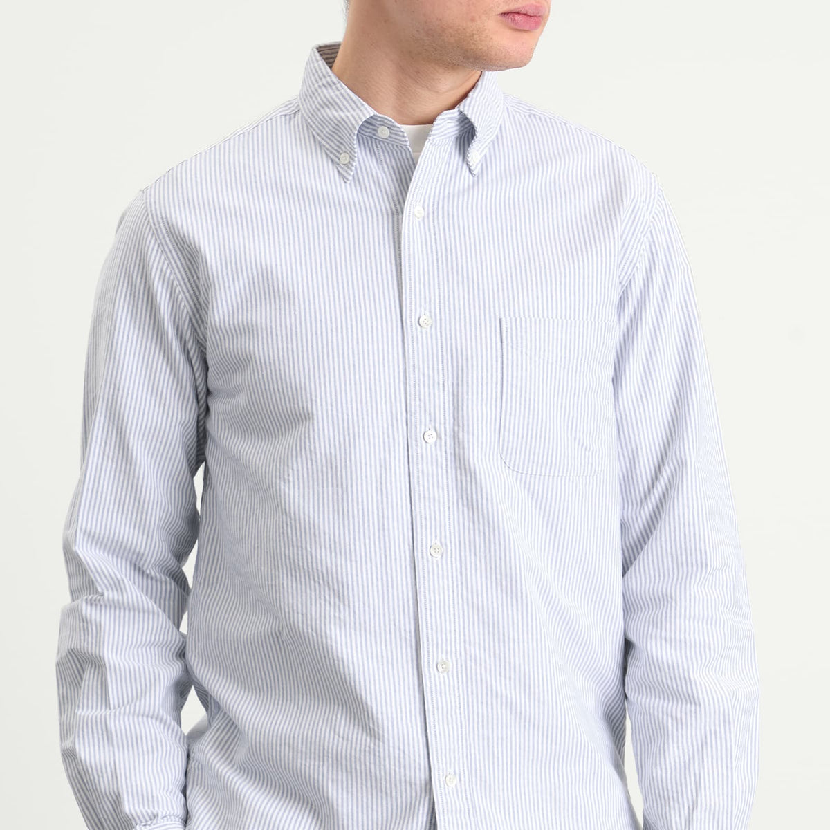 Beams Plus Button Down Candy Stripe Shirt