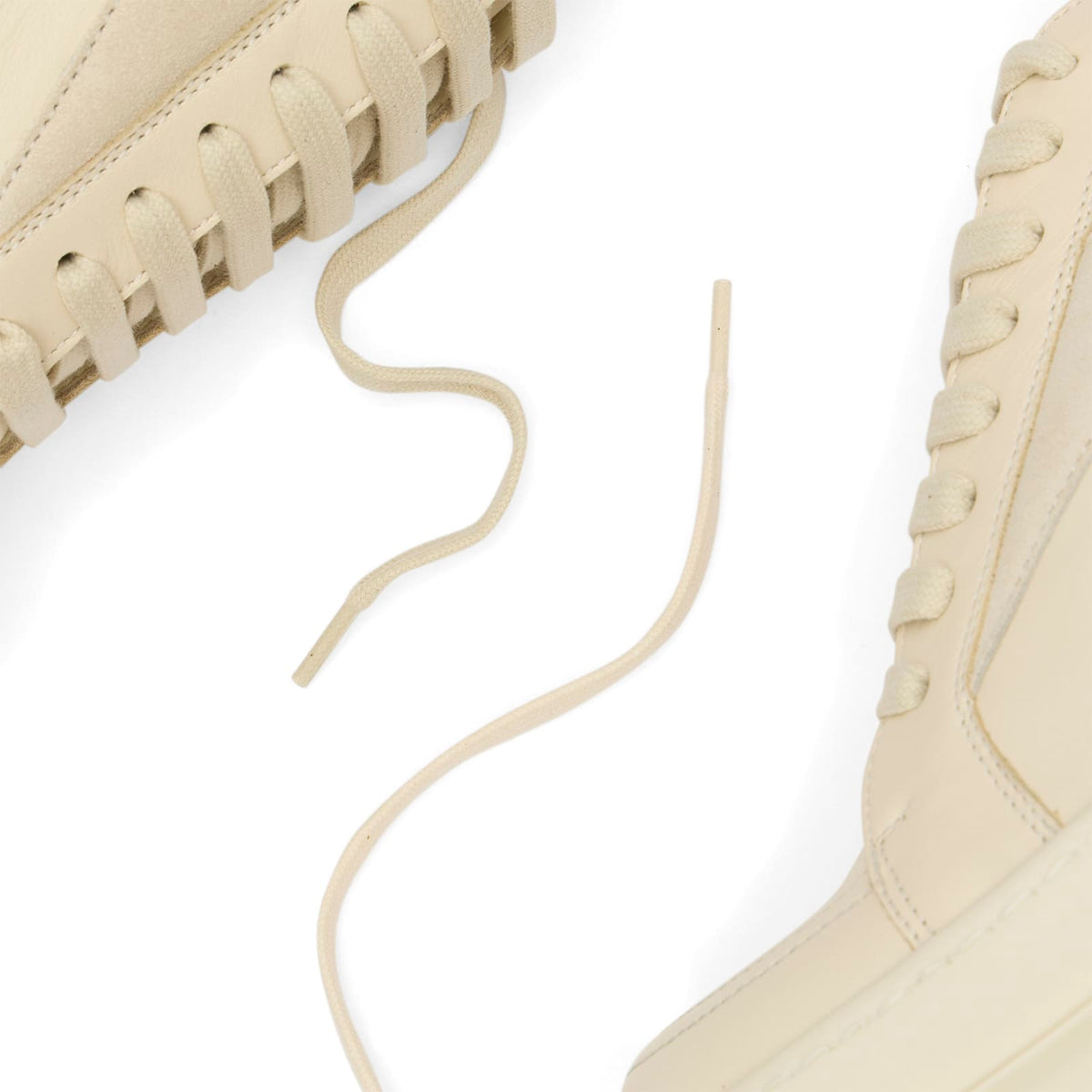 Rick Owens Leather Vintage Sneaks