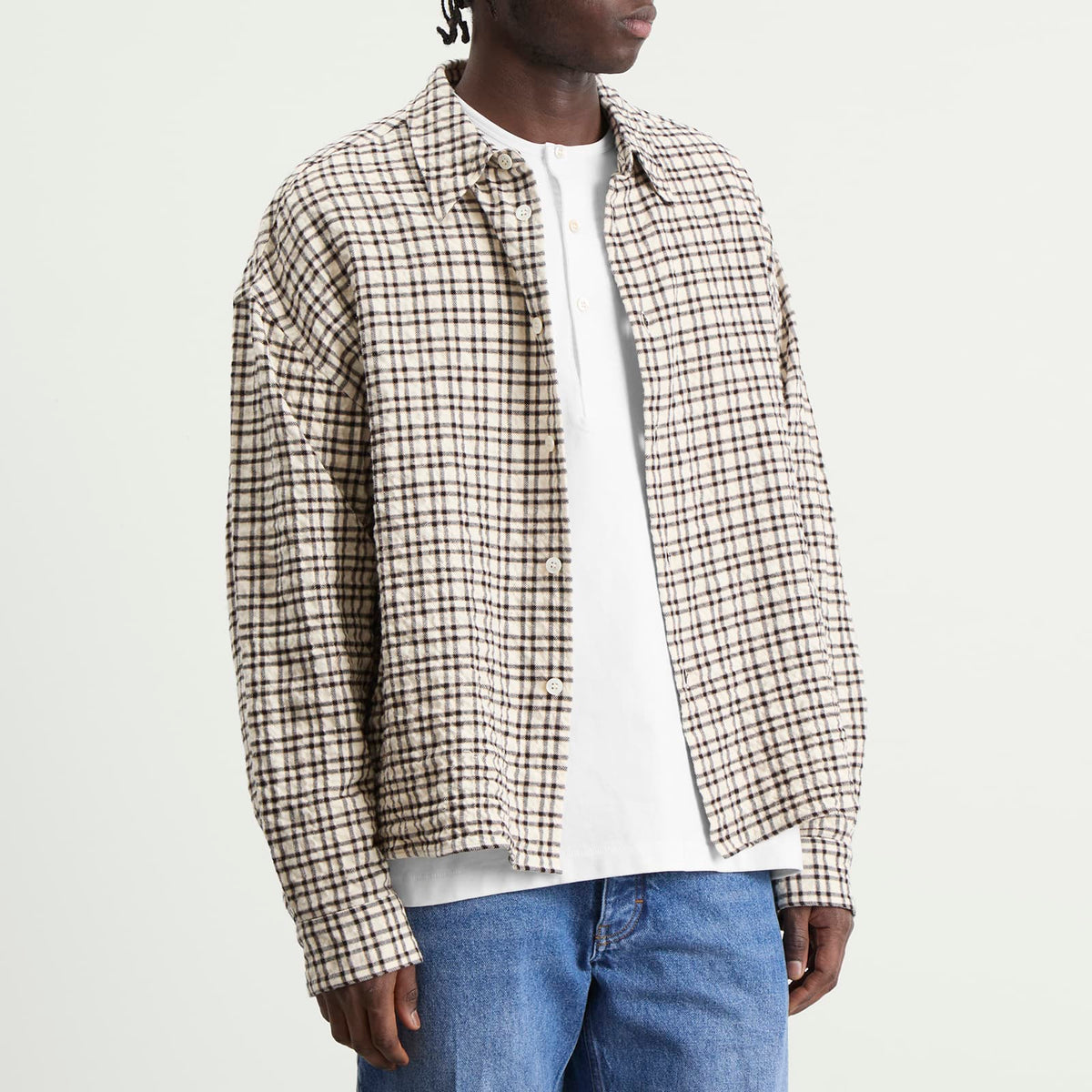 Studio Nicholson Nostra Cotton Check Shirt