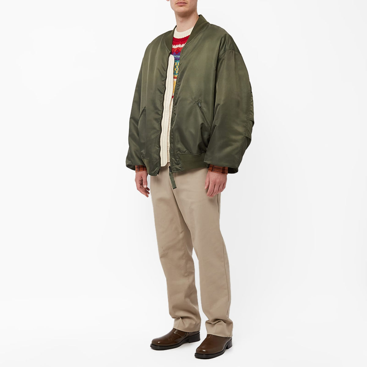 Acne Studios Kristjan Islandic Rainbow Face Knit