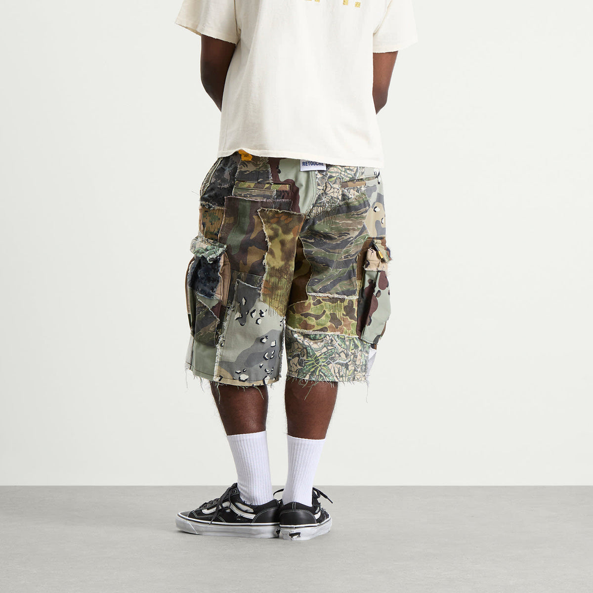 Gallery Dept. Retouche Camo Patchwork Kenzie Shorts