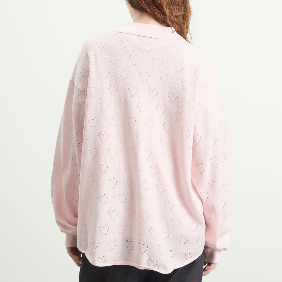 TTT MSW Flower Embroidery Knit Shirt