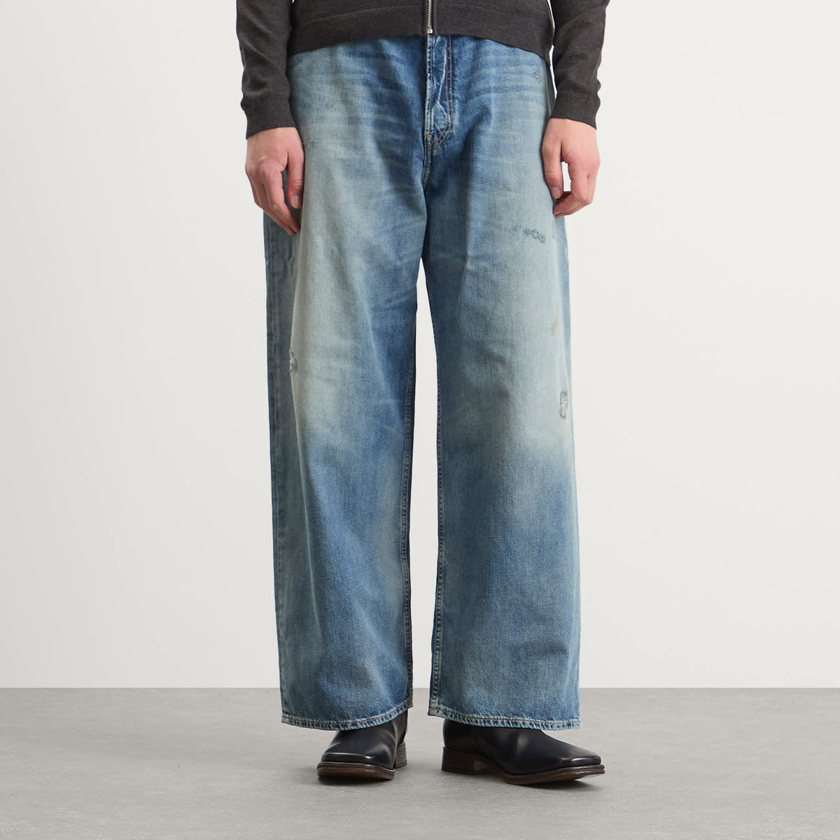 Acne Studios 2023 Daybreak Wash Wide Leg Jeans