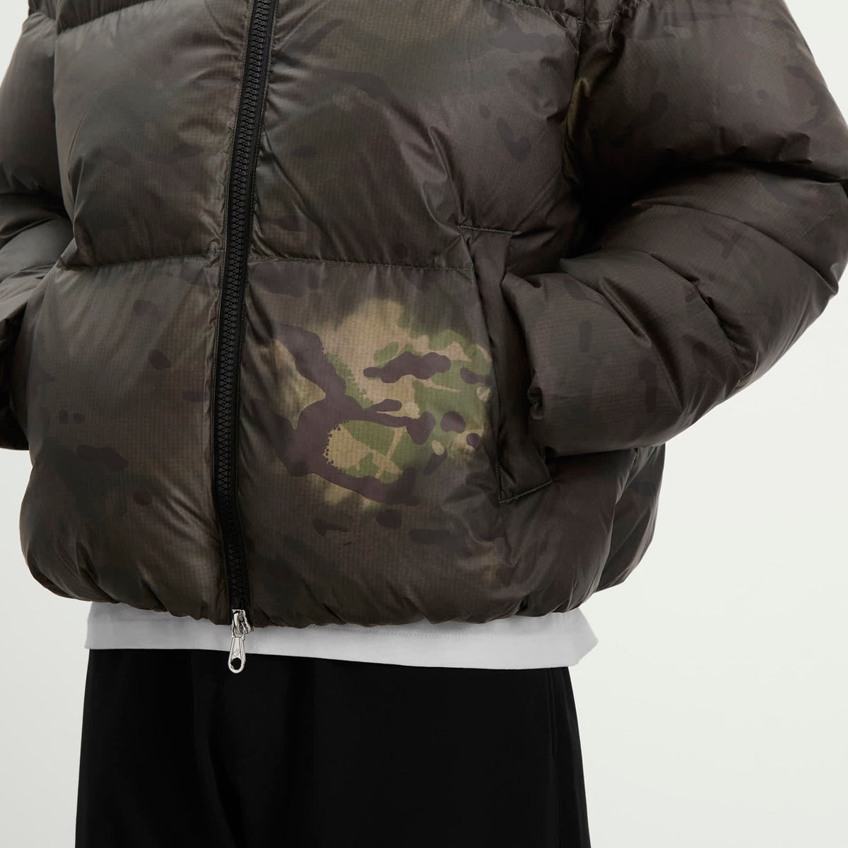 Cole Buxton Stealth Hooded Down Jacket