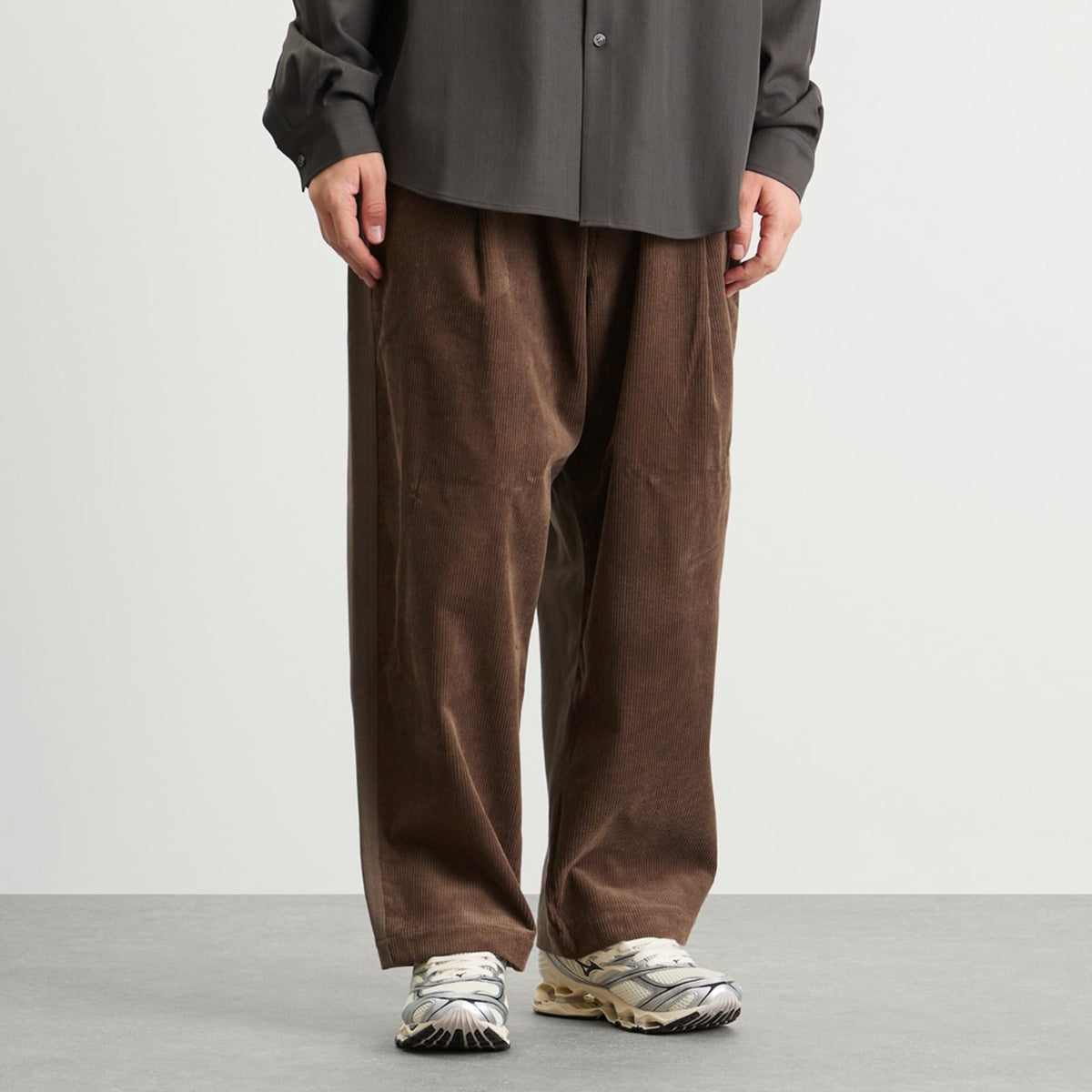 Merely Made Wide Leg Cord Trousers