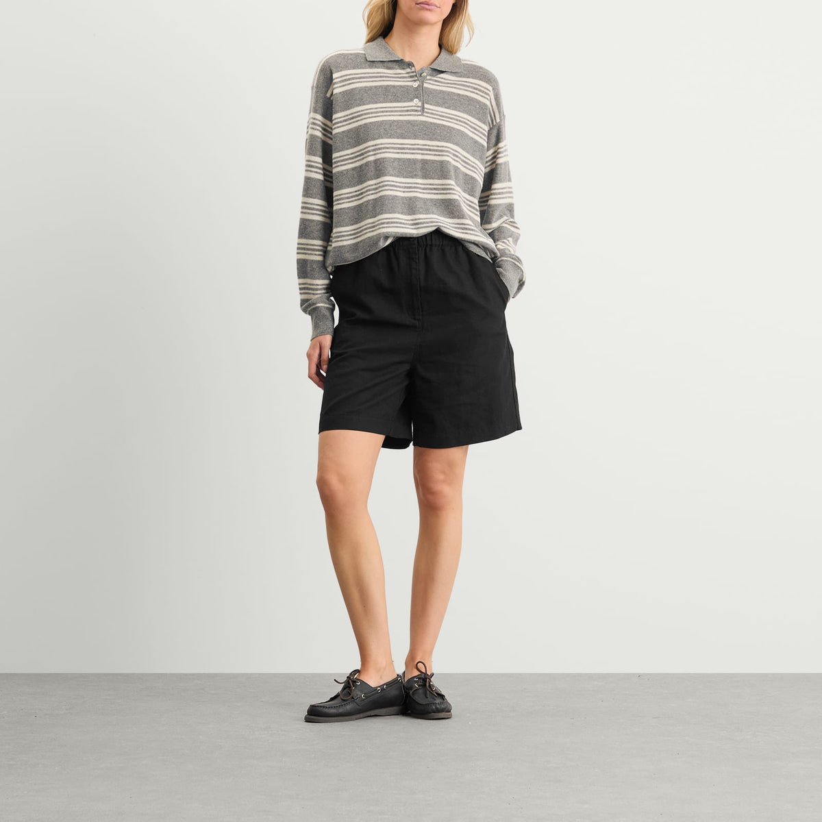 Nothing Written Pale Linen Shorts