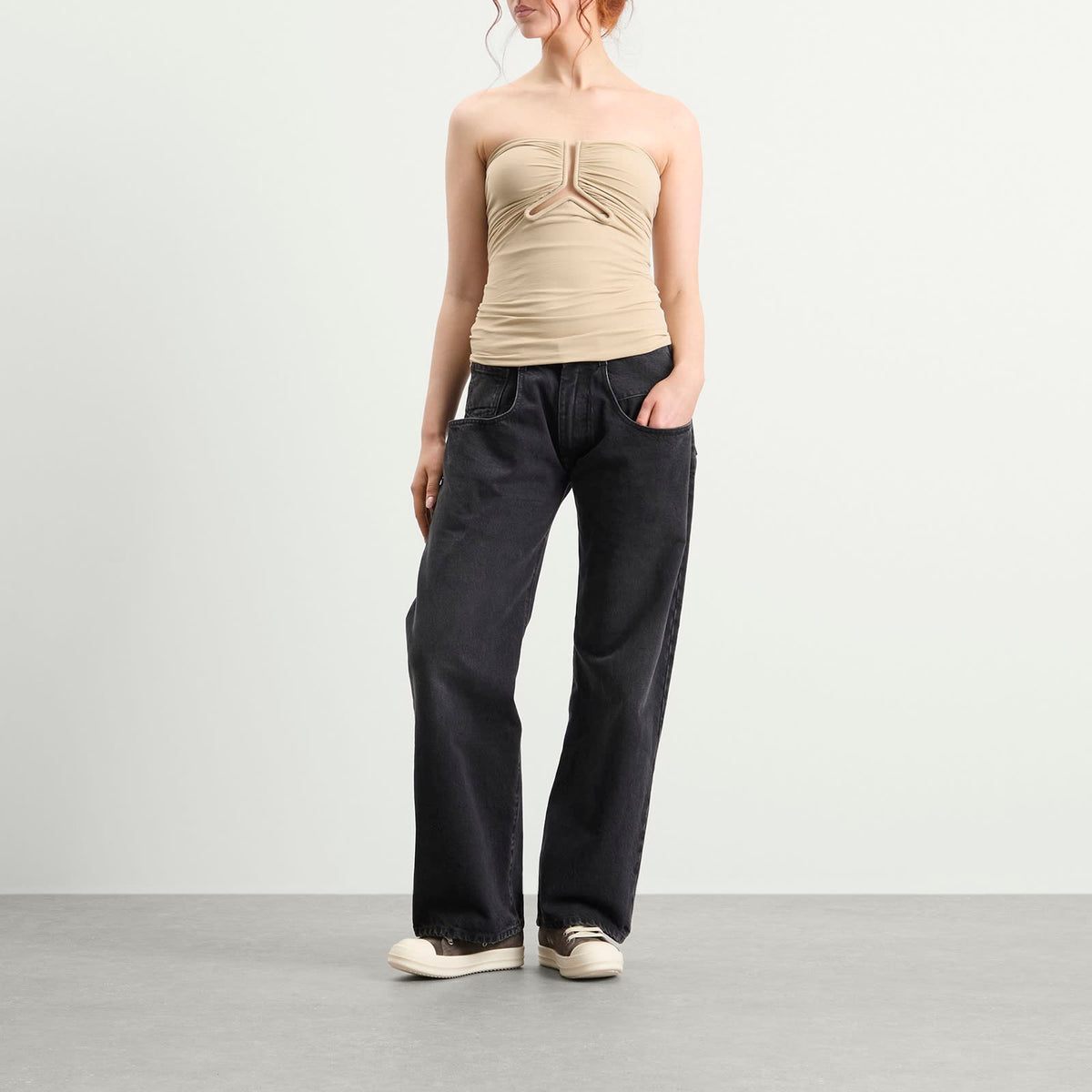 Rick Owens Alannah Prong Bustier Top