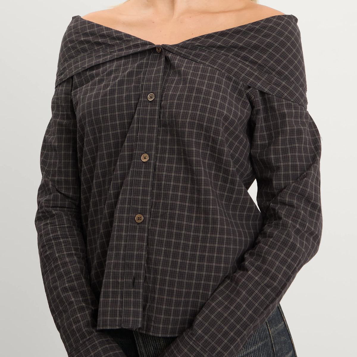 Our Legacy Kaonashi Wide Neck Shirt