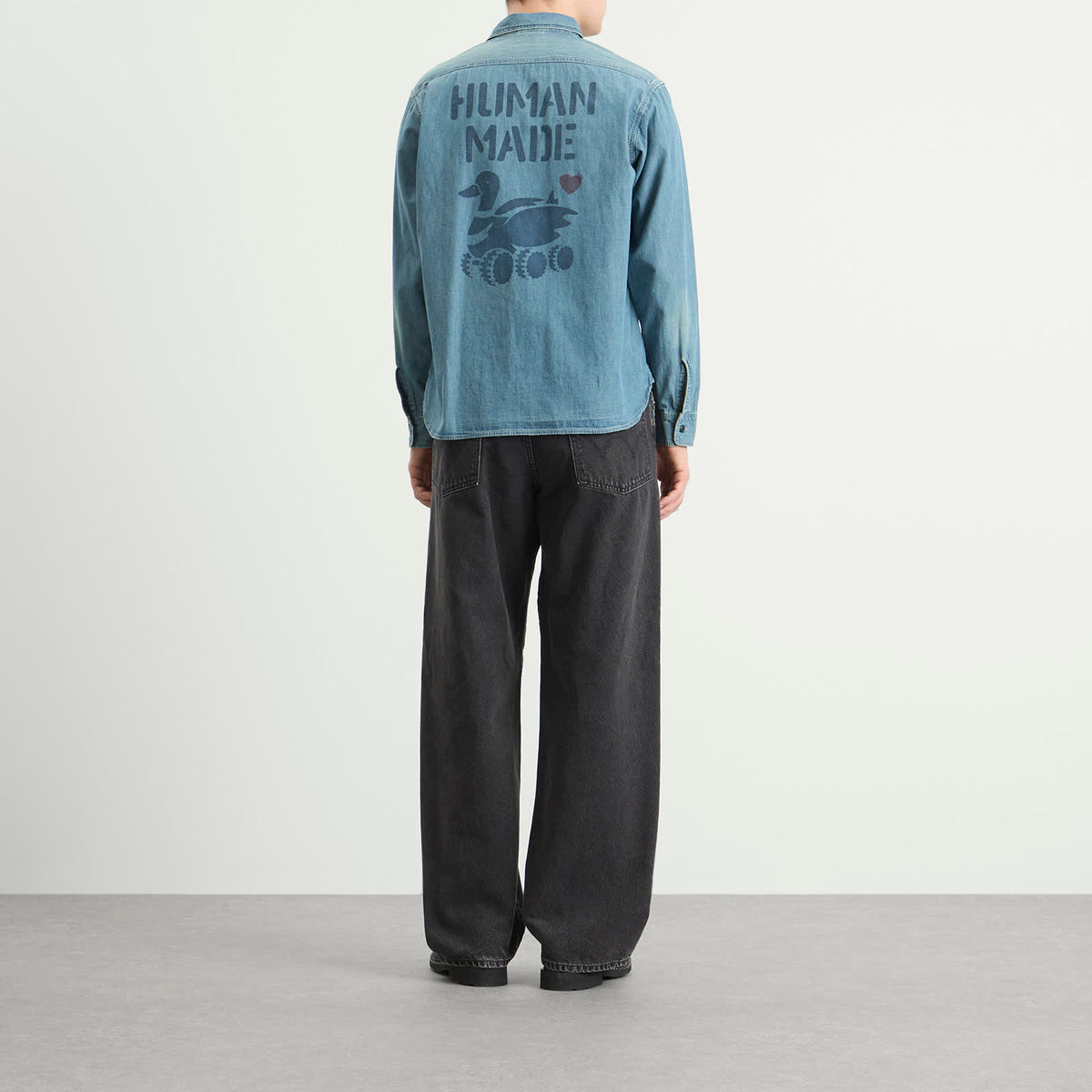 Human Made Stencil Military Chambray Shirt