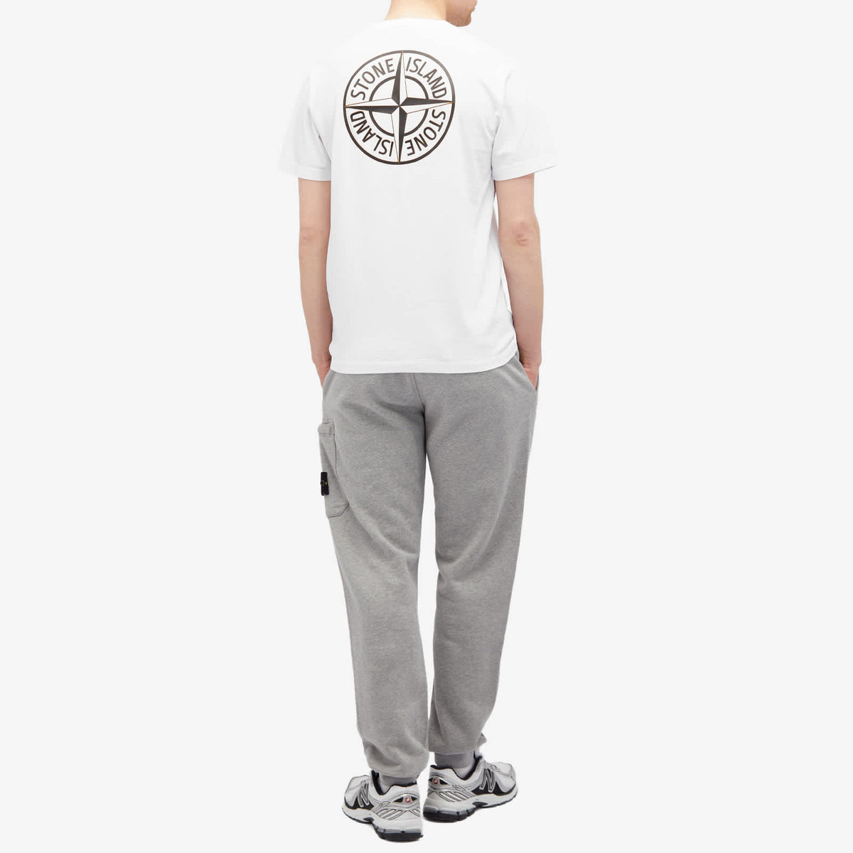 Stone Island Badge Back Print T-Shirt