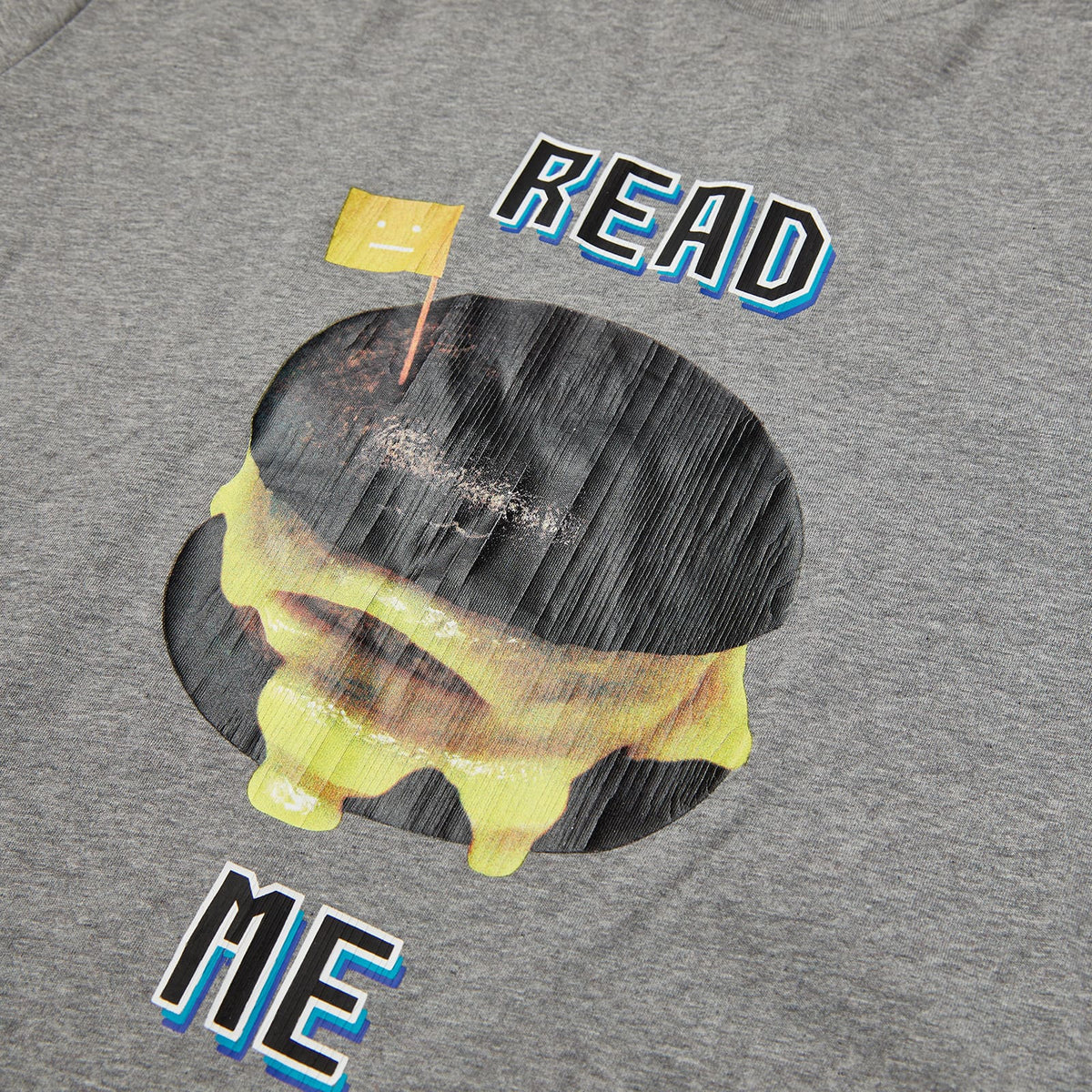 Acne Studios Enrik Burger Oversized Face T-Shirt