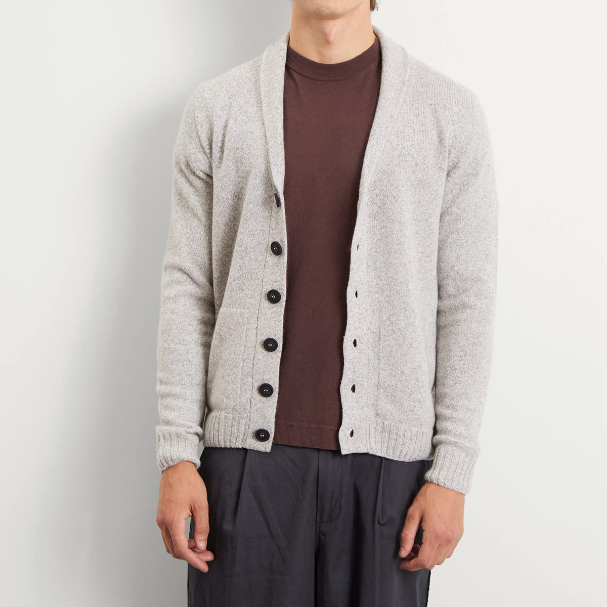 John Smedley Rockford Cashmere Shawl Collar Cardigan