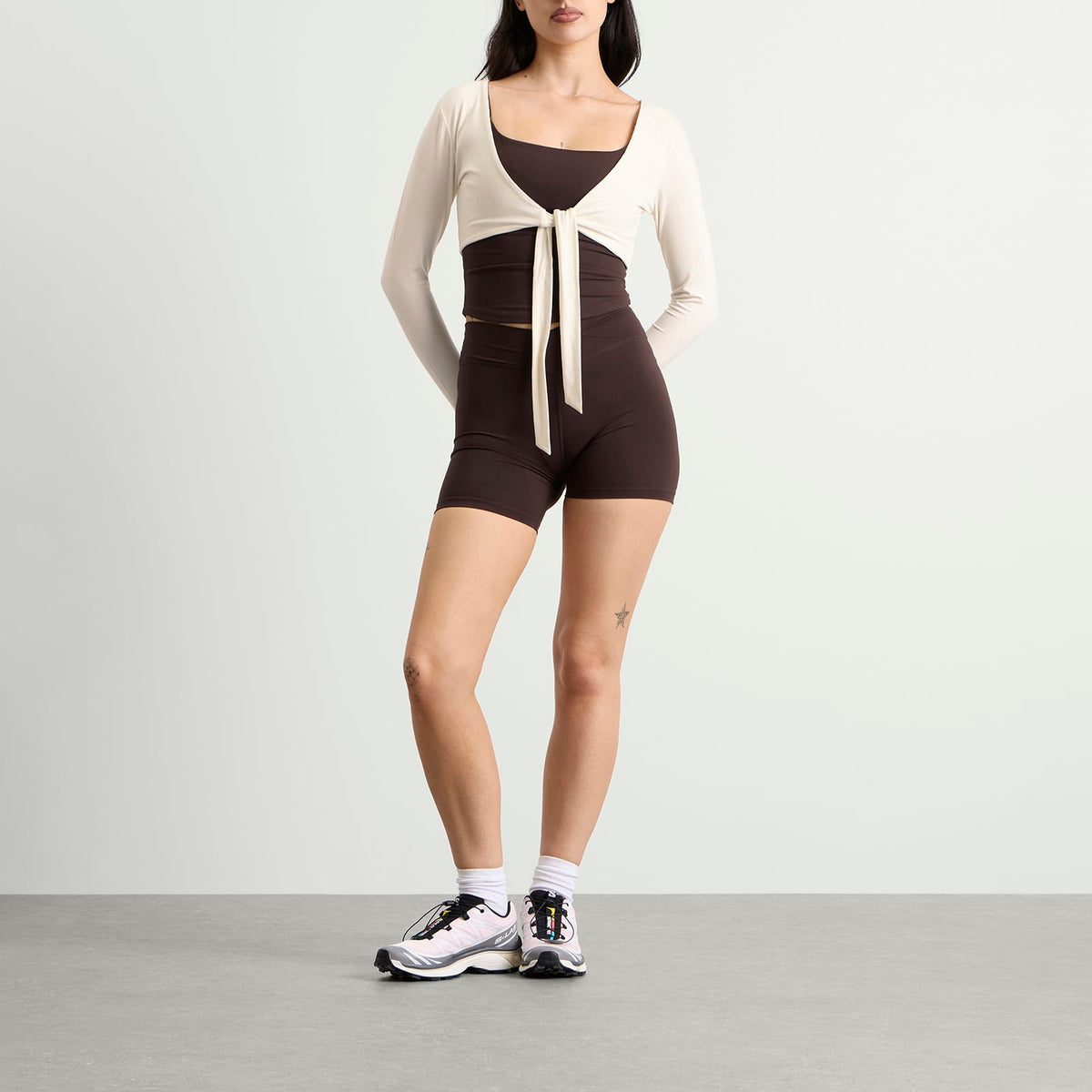 TALA Tie Reversible Long Sleeve Top