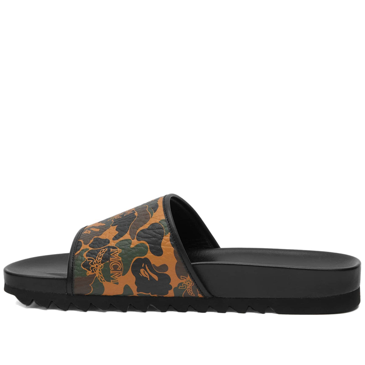 MCM x A Bathing Ape Camo Sandal