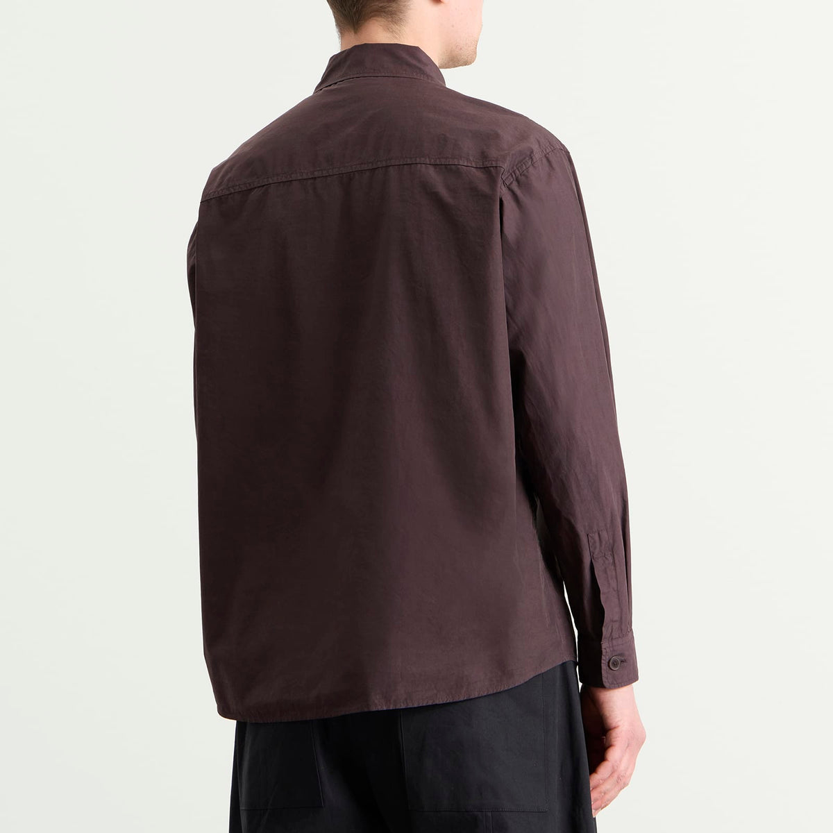 Auralee Garment-Dyed Shuttle Weather Shirt